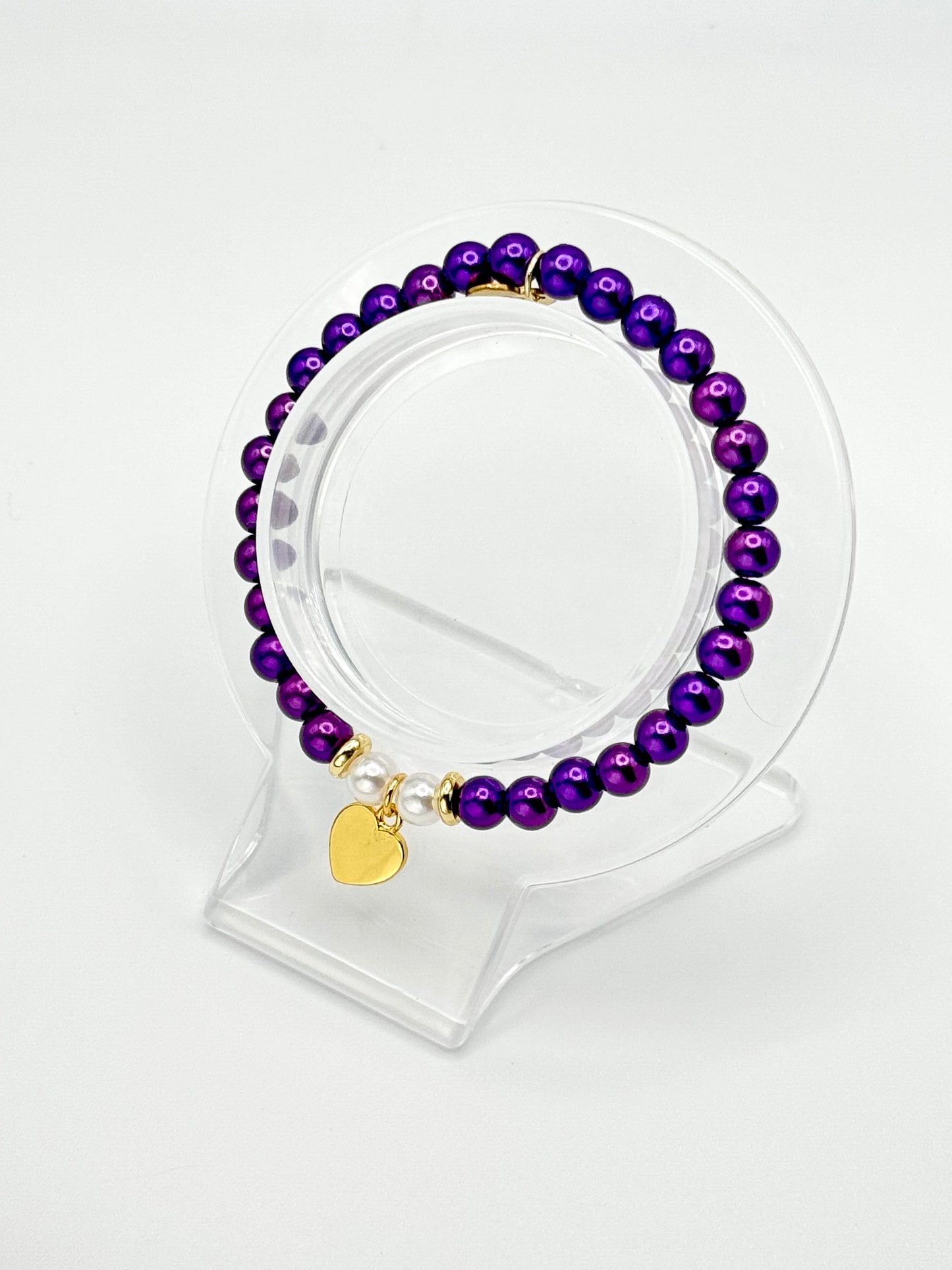 Purple Heart Bracelet