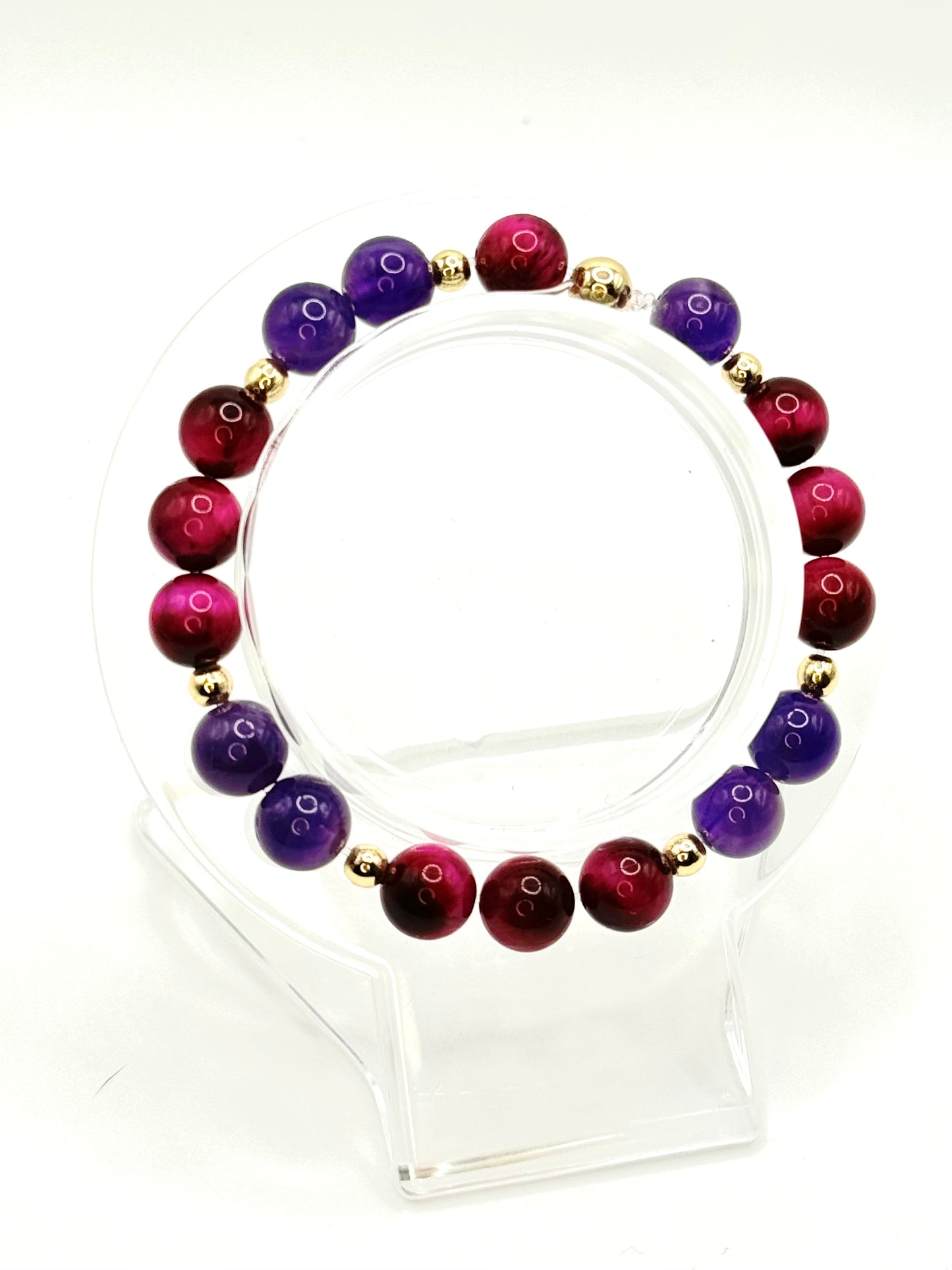 Kindness and Clarity- Rose Tigers Eye Amethyst