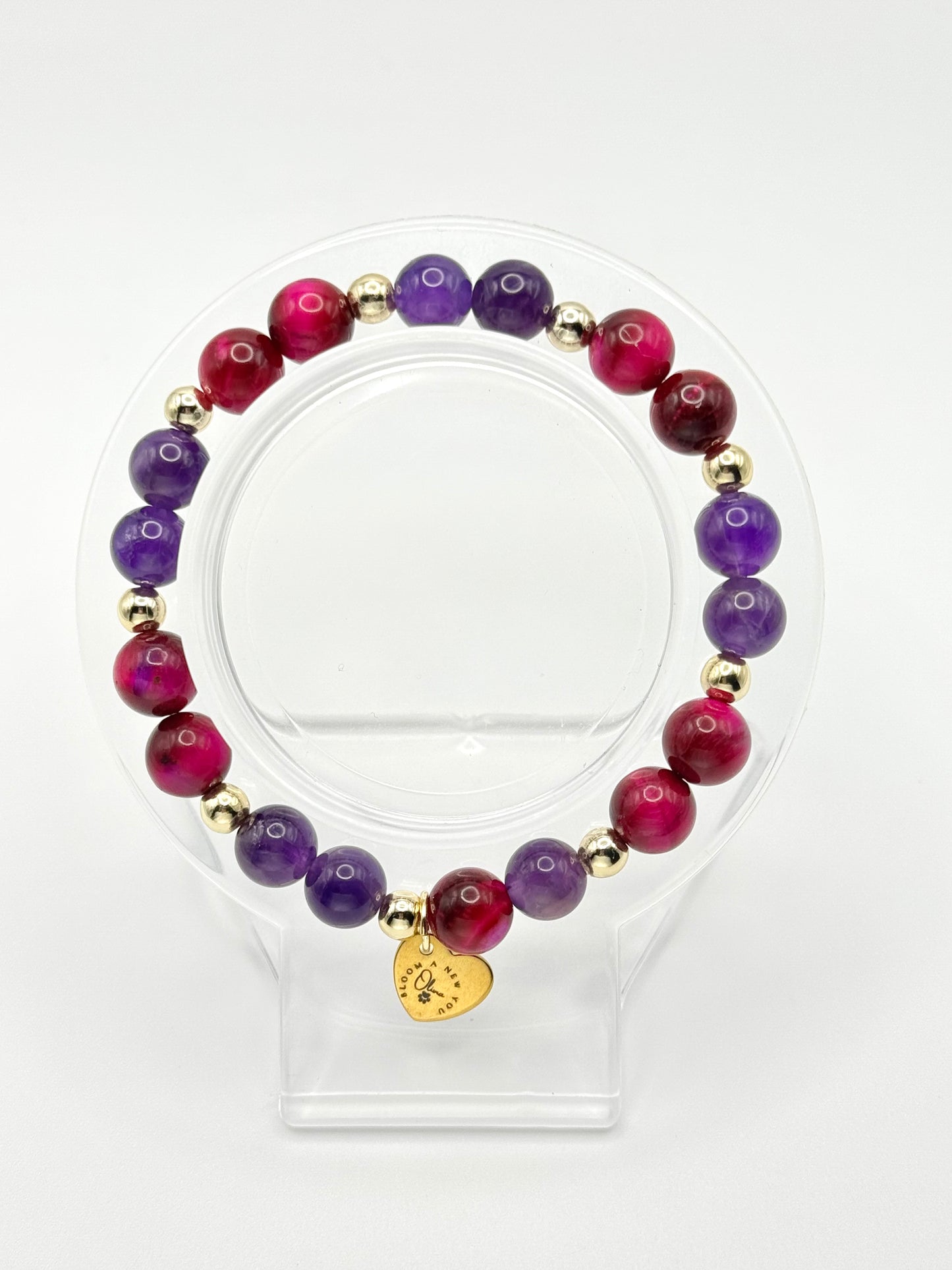 Kindness and Clarity- Rose Tigers Eye Amethyst