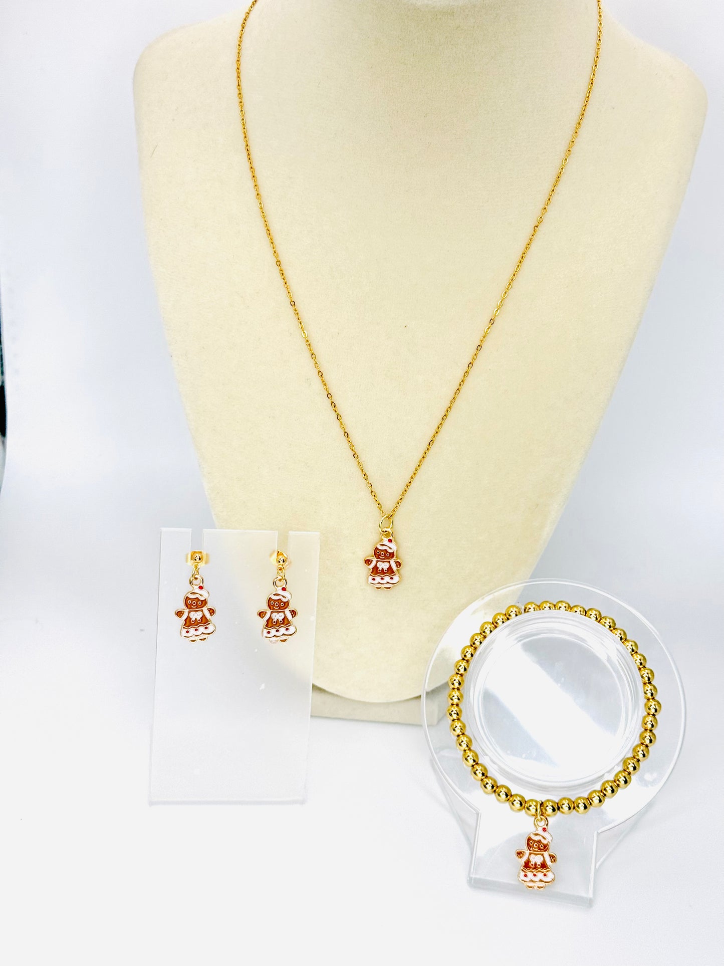 Gingerbread Lady Pendant Necklace