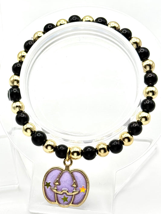 Midnight Magic Pumpkins Bracelet