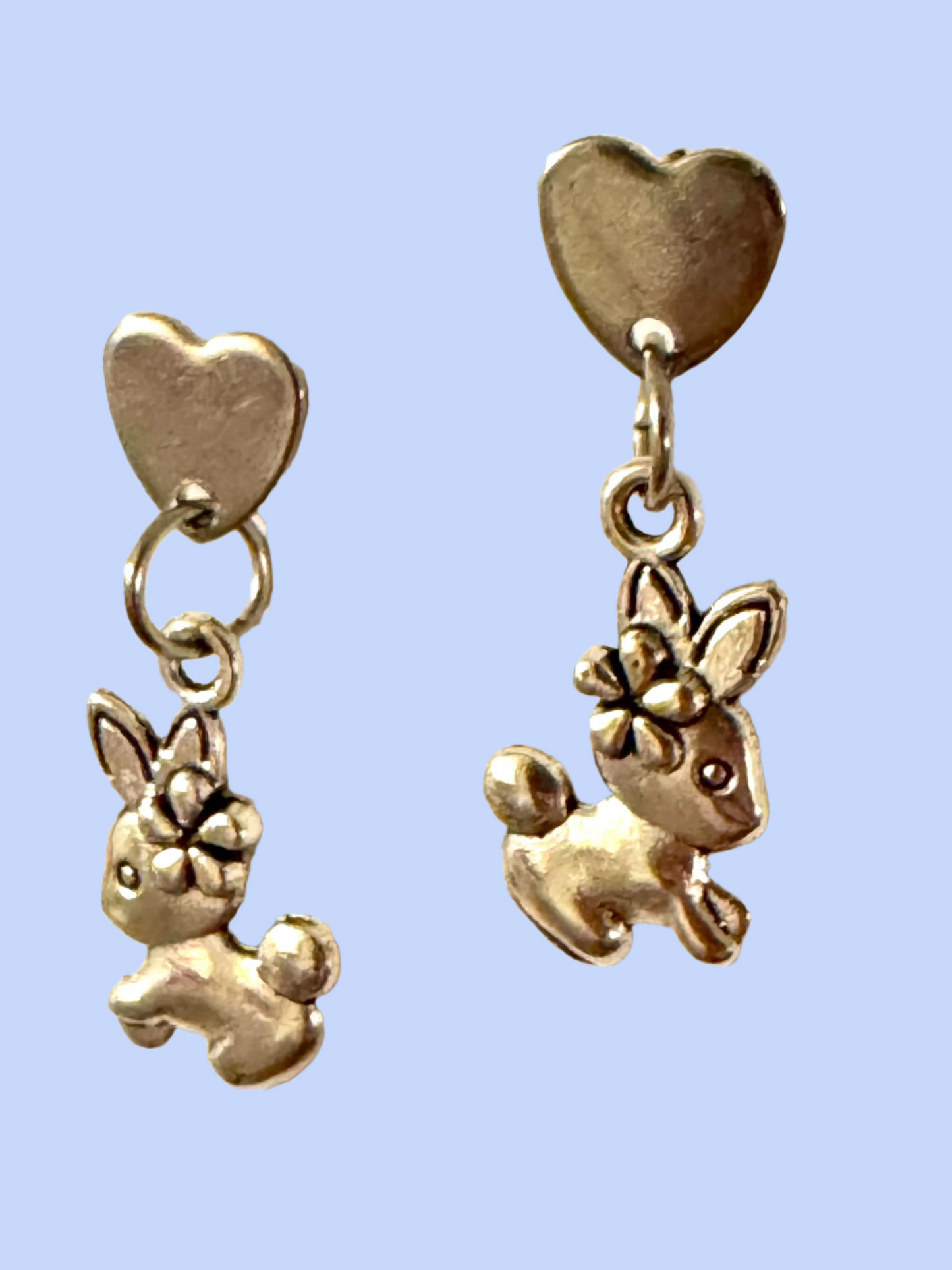 Silver Heart Bunny